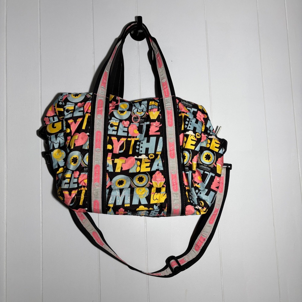 LeSportsac Artist In Residence‎ Pianofuzz Design Graphic Print Weekender Duffel